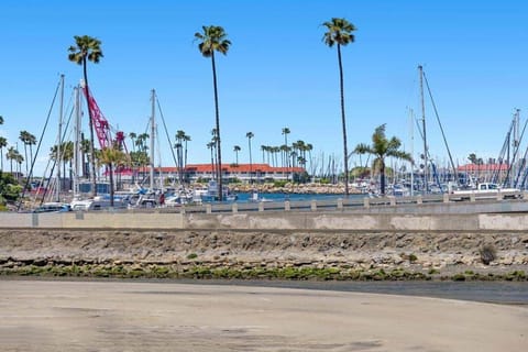 Enjoy Oceanside harbor views along with the San Luis Rey River.