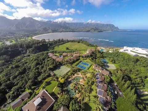 Ariel view of Hanalei Bay Resorts