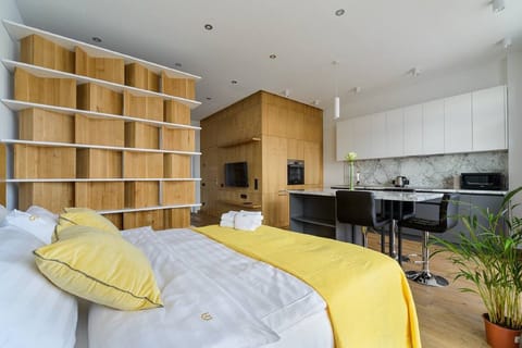 Business Apartment | Desk, iron/ironing board, free WiFi