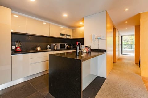 A well-equipped kitchen