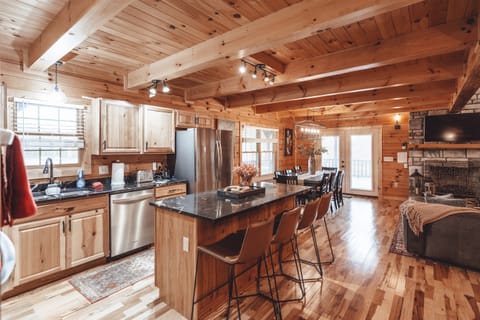 Kitchen is open to the great room perfect for entertaining.