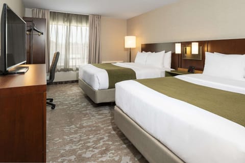 Room, 2 Queen Beds | Premium bedding, pillowtop beds, desk, iron/ironing board