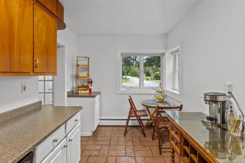 Apartment | Private kitchen | Full-size fridge, microwave, oven, stovetop