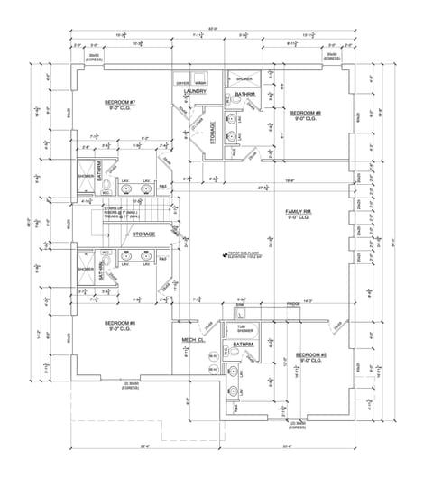 House #5 Upper Level Floor Plan