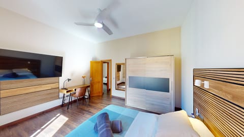 Standard Triple Room, City View | Down comforters, desk, laptop workspace, soundproofing