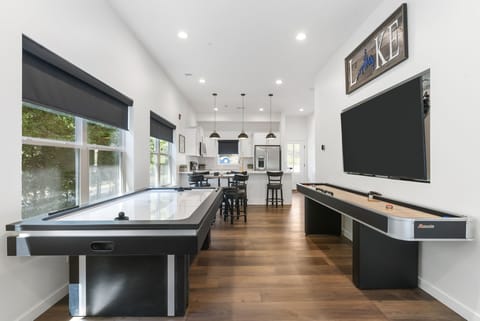 Gaming Space - Shuffleboard, Air Hockey & TV