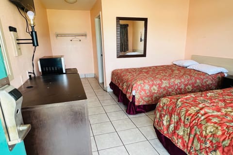 Room, 2 Queen Beds, Smoking | Desk, free WiFi, bed sheets