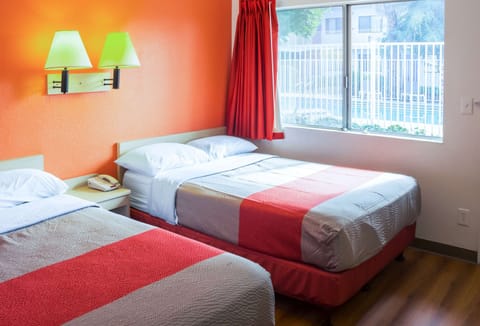 Deluxe Room, 2 Double Beds, Non Smoking, Refrigerator | Free WiFi, bed sheets