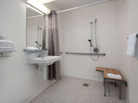 Standard Room, 1 Queen Bed, Accessible, Non Smoking | Accessible bathroom