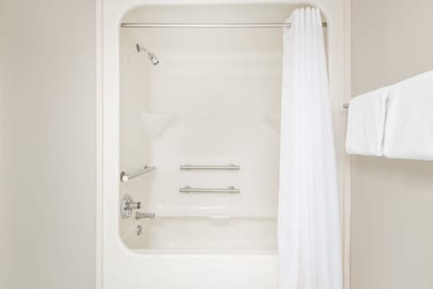 Room, Accessible, Non Smoking | Bathroom | Shower, free toiletries, hair dryer, towels