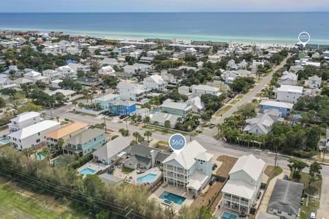 Five-minute walk direct path to public beach access, or a quick Golf Cart ride