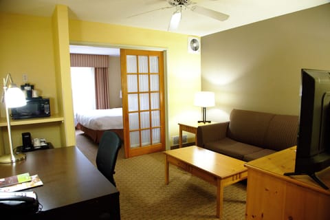 Suite, 1 Bedroom, Non Smoking | Living area | 43-inch LCD TV with cable channels, TV