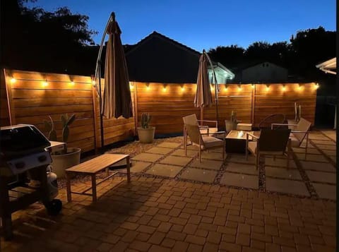 A chill night on the back patio