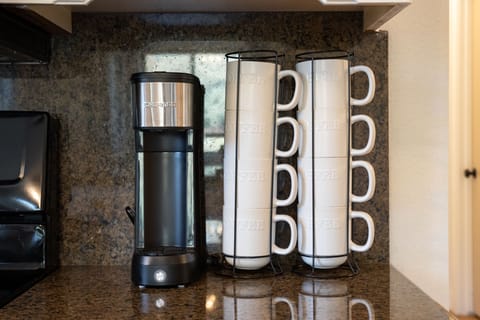 We provide the coffee for your stay along with a drip and Keurig