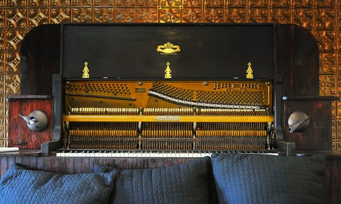 Piano Room | Individually decorated, individually furnished, iron/ironing board