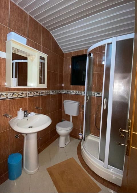 Standard Apartment | Bathroom | Shower, hair dryer, towels