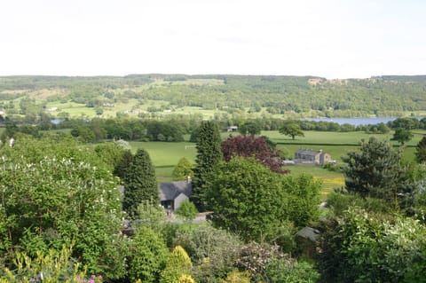 Low Howe Cottage in Coniston view from above