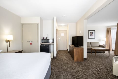 Studio Suite, 1 Queen Bed, Non Smoking | In-room safe, desk, blackout drapes, soundproofing