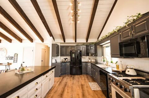 Full kitchen with lots of room for the entertaining. Huge island with seating.