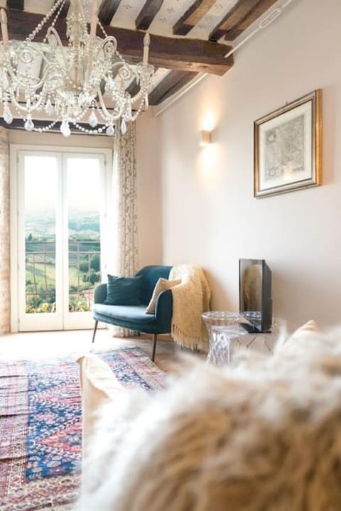 living room with view