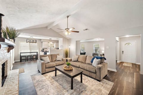 Large Living area with an open concept