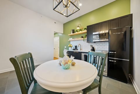 Premium Suite, 2 Bedrooms | Private kitchen | Full-size fridge, microwave, oven, stovetop