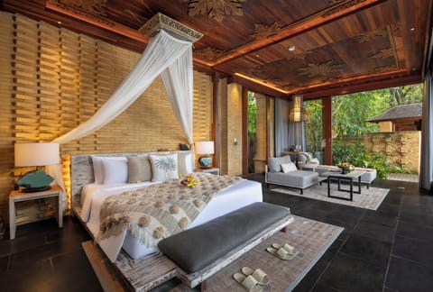 Two Storey Pool Villa (with Daily Afternoon Tea) | Premium bedding, in-room safe, desk, blackout drapes