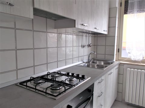 Basic Apartment | Private kitchen | Full-size fridge, oven, stovetop, cookware/dishes/utensils