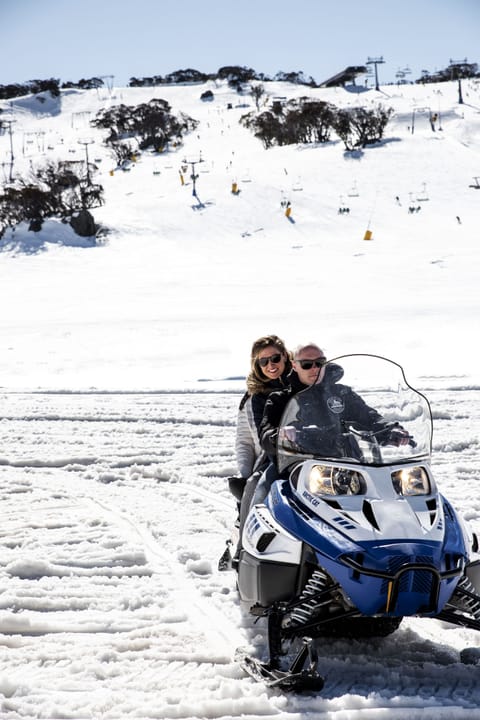 Snowmobiling