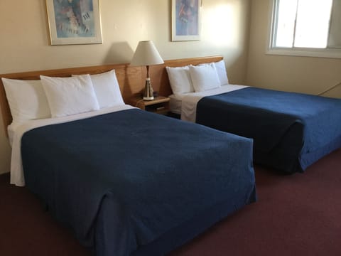 Room, 2 Queen Beds | Desk, free WiFi, bed sheets