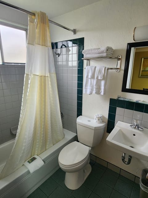 Deluxe Room, 1 King Bed | Bathroom | Combined shower/tub, free toiletries, hair dryer, bidet