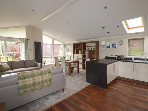 Fridge, dishwasher, electric kettle, toaster