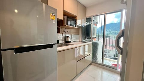 Apartment, 1 Bedroom, Accessible, Balcony | Private kitchen