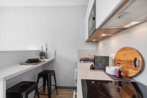 Standard Studio | Desk, laptop workspace, soundproofing, iron/ironing board