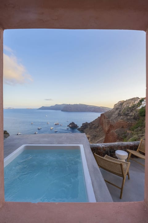 Apartment, Ensuite, Sea View (Anastasia) | Outdoor spa tub