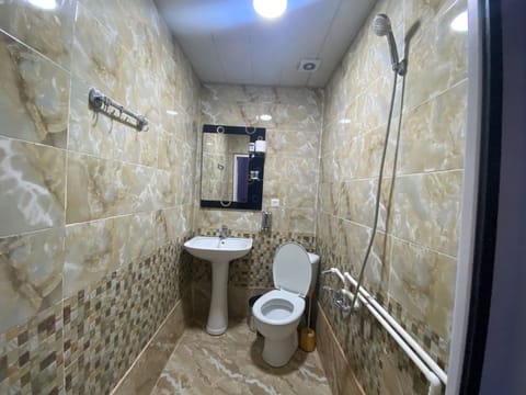 Standard Room, 1 Double Bed, Balcony, City View | Bathroom shower