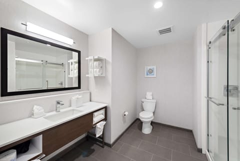 Free toiletries, hair dryer, towels, soap