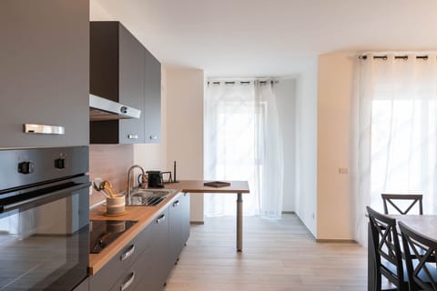 Family Apartment | Private kitchen | Stovetop, espresso maker