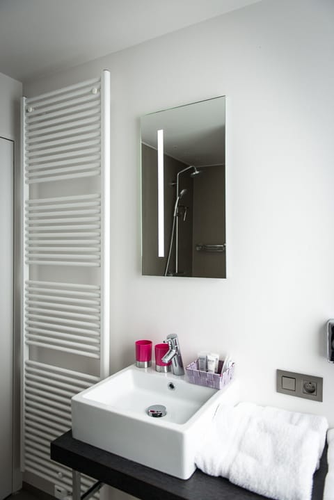 Comfort Double Room | Bathroom | Free toiletries, hair dryer, bathrobes