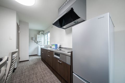 Family Apartment | Private kitchen | Full-size fridge, microwave, stovetop, toaster