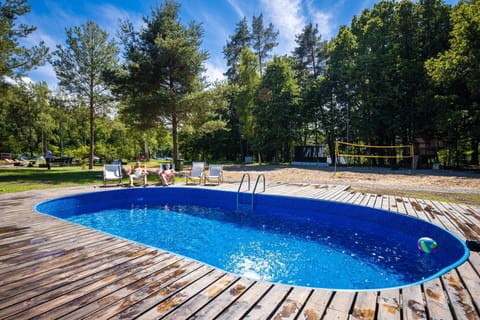 Seasonal outdoor pool, open 9:00 AM to 7:00 PM, sun loungers