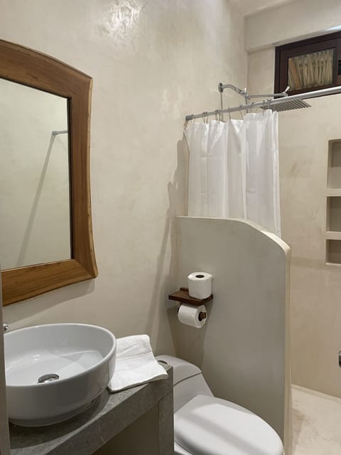 Superior Double Room | Bathroom | Shower, free toiletries, towels, soap