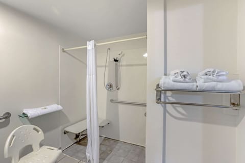 Room, 2 Queen Beds, Accessible, Non Smoking | In-room safe, desk, blackout drapes, iron/ironing board