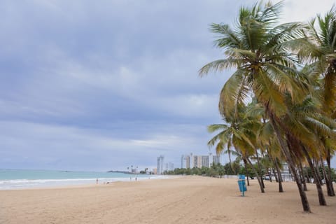 Beach nearby, white sand