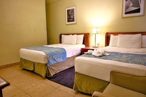 Deluxe Double Room, 2 Double Beds, Mountain View | Premium bedding, pillowtop beds, in-room safe, individually decorated