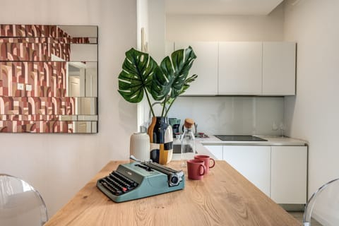 Luxury Apartment | Private kitchen | Fridge, oven, stovetop, dishwasher