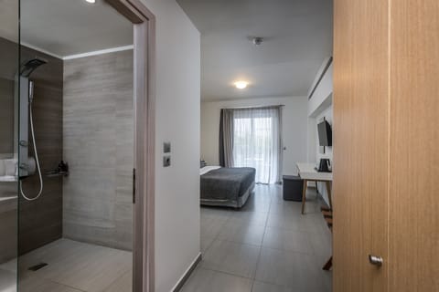 Superior Double Room | Bathroom | Free toiletries, hair dryer, slippers, towels