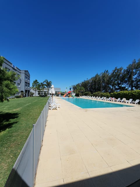 Indoor pool, seasonal outdoor pool