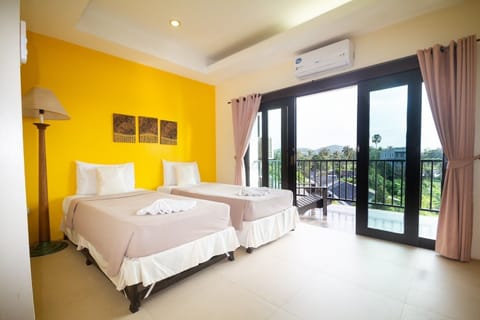 Individually decorated, individually furnished, desk, laptop workspace