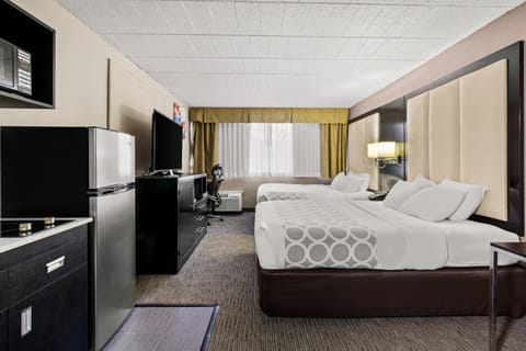 Standard Room, 2 Queen Beds, Non Smoking | Iron/ironing board, free WiFi, bed sheets